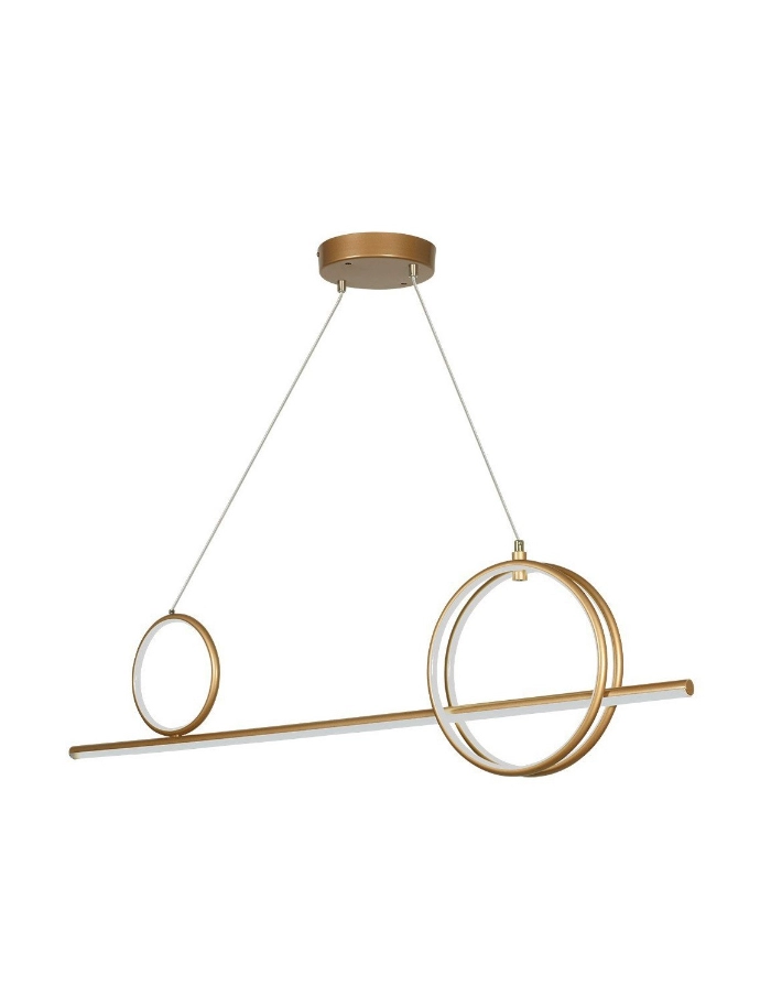 Colgante LED Sienna 60W Markas Iluminación dorado luz calida